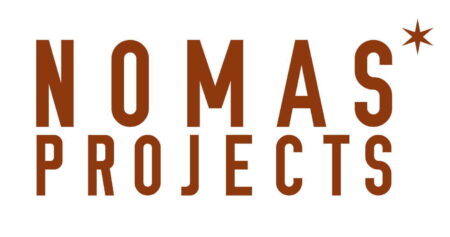 Nomas Projects logo. Text reads NOMAS* PROJECTS in rust red colour.