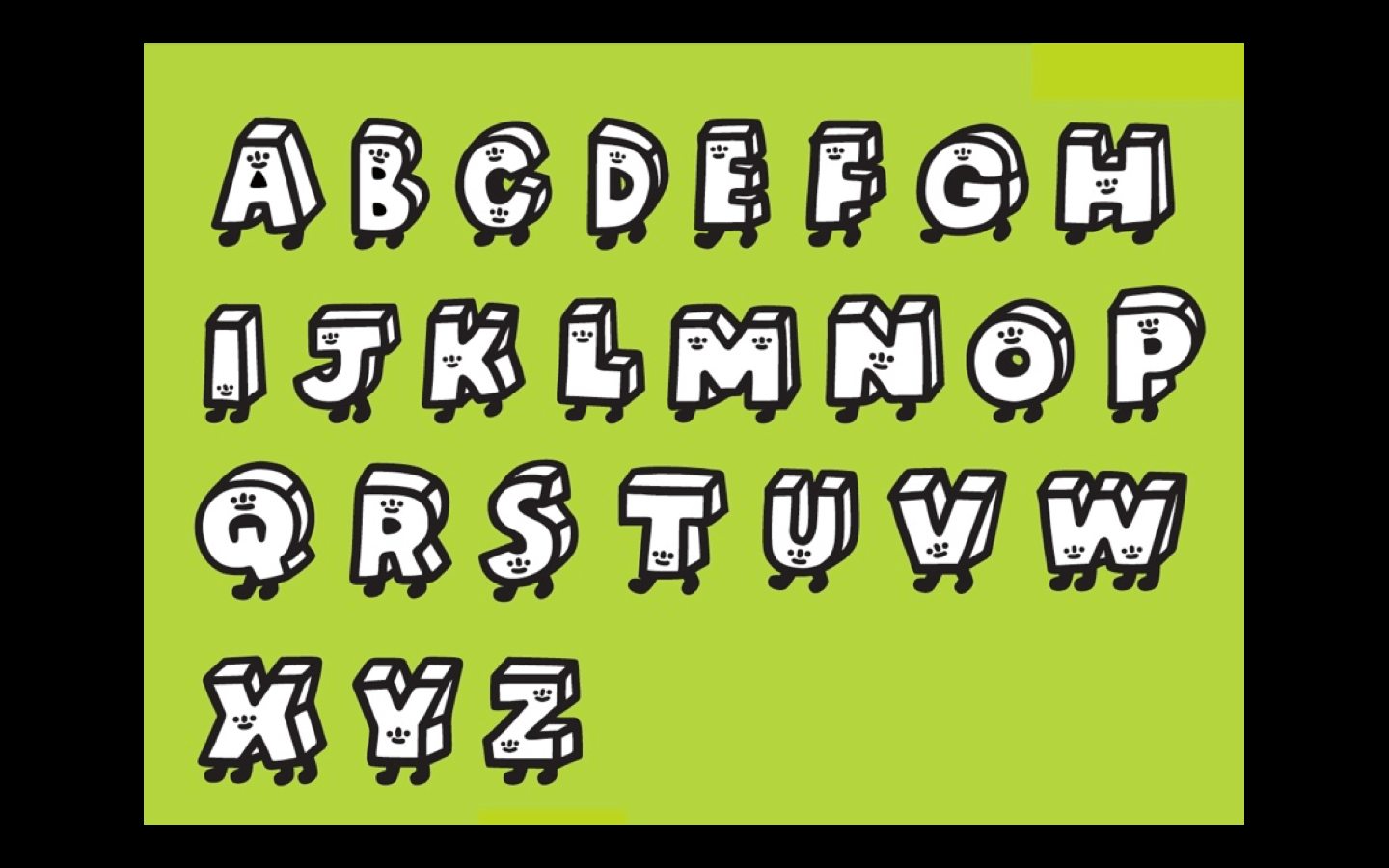 Aki alphabet letters (2015)