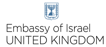 Israel Embassy of United Kingdom logo.